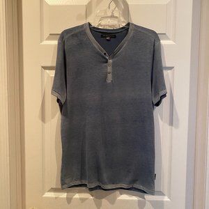 John Varvatos Henley T-Shirt Size Medium